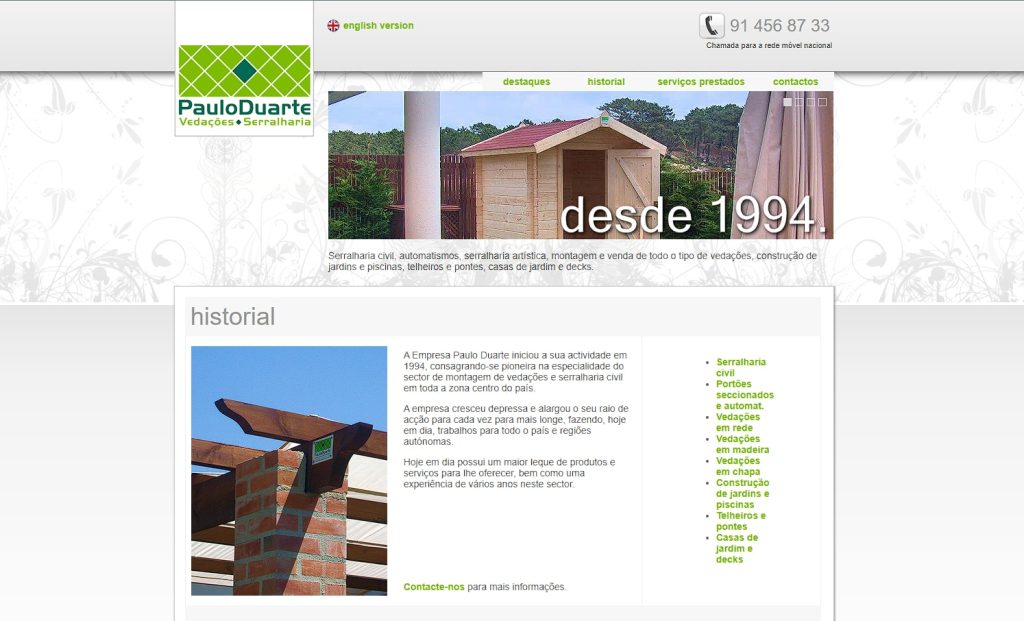 Vedações Paulo Duarte